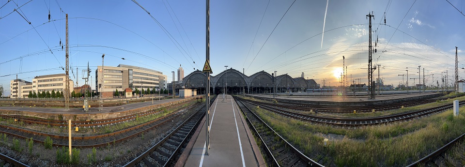 Hauptbahnhof Leipzig, Leipzig, Sachsen, Deutschland